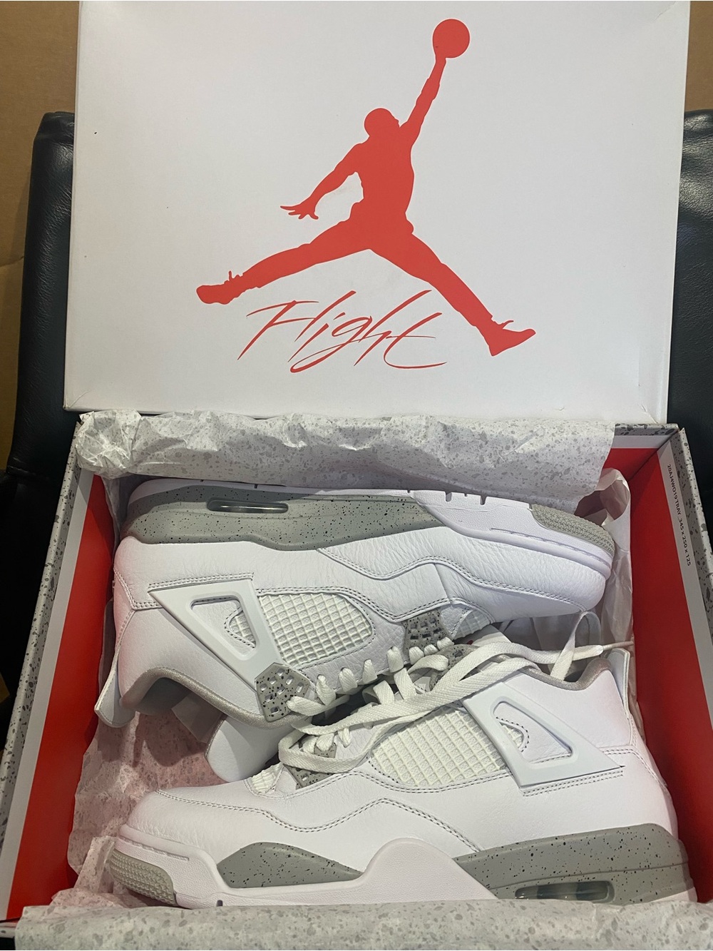 Jordan Men’s Basketball Sneakers - White/Grey